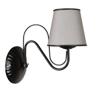 [lux.pro] Wandlamp Hampshire grijs E27