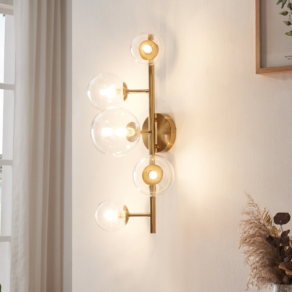 Wandlamp Makkor 62x35x24 cm 5xG9 lux.pro