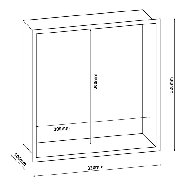 [neu.haus] Wandnis Kristinehamn roestvrij staal - 18 varianten
