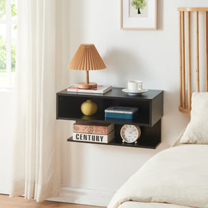 Wandrek Gauldal 57x30x32 cm Zwart [en.casa] - premiumXL