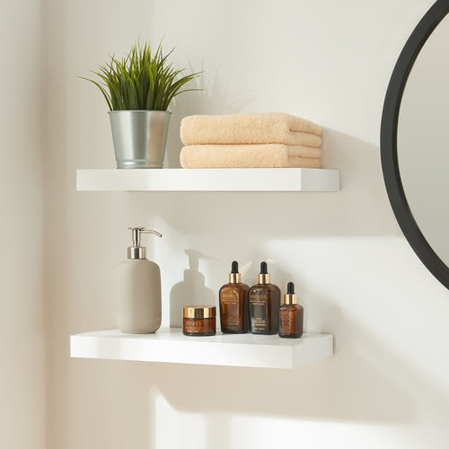 Wandplank Stranda set van 2 of 3 [en.casa]