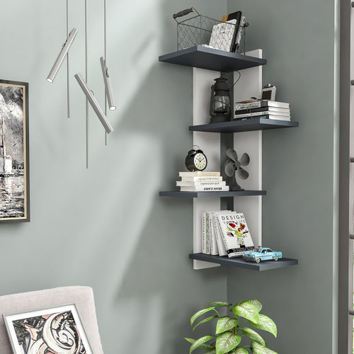 Wandrek Hasvik 39,5x39,5x90 cm [en.casa] - premiumXL