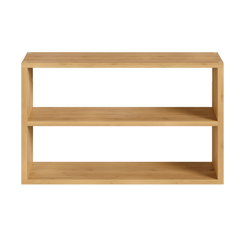 [en.casa] Wandrek keukenrek Gol 50x15x30 cm bamboe