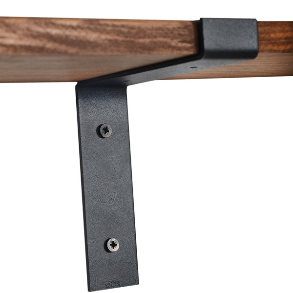 [en.casa] Wandplank set van 2 Løgstør 75x14x14 cm - 2 varianten