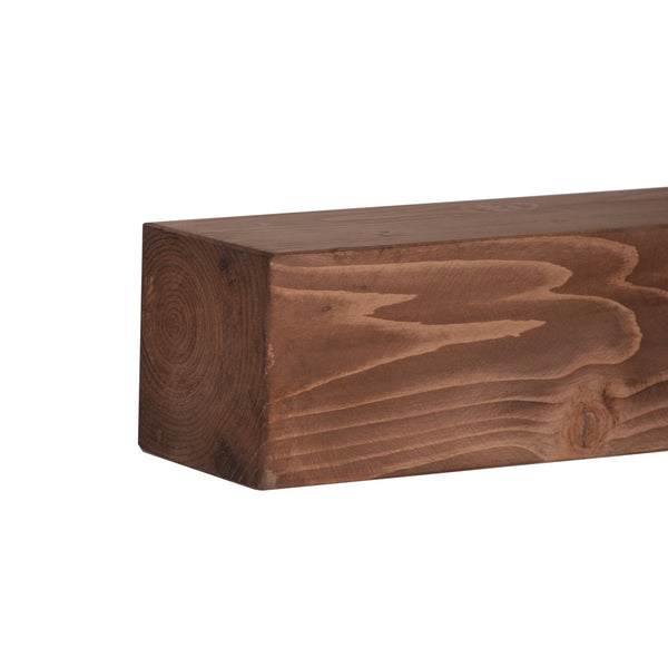 [en.casa] Wandplankset Munkebo 100x9x9 cm houtkleurig - 2 varianten