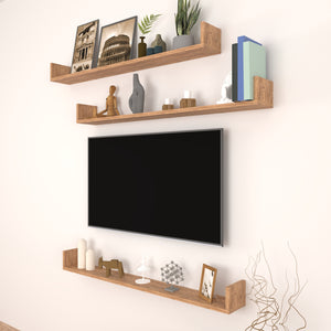 Wandrek Höganäs 3 - dlg. in verschillende maten en kleuren [en.casa] - premiumXL