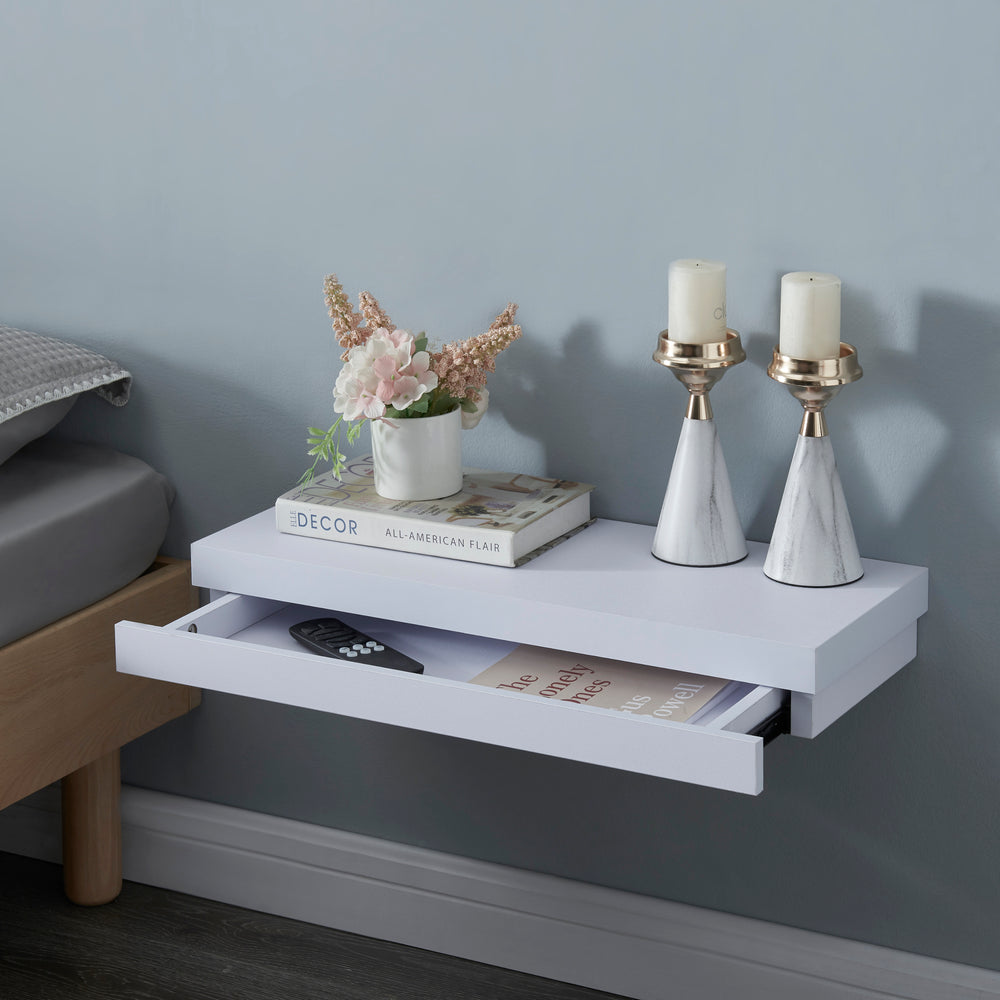 Wandplank Karkkila met lade [en.casa] - premiumXL