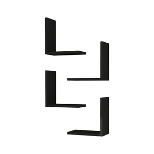 [en.casa] Wandplank set van 4 Broby - 3 varianten