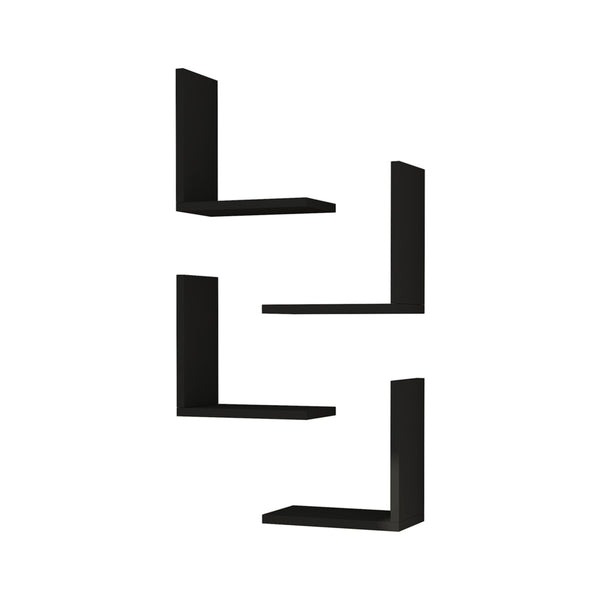 [en.casa] Wandplank set van 4 Broby - 3 varianten