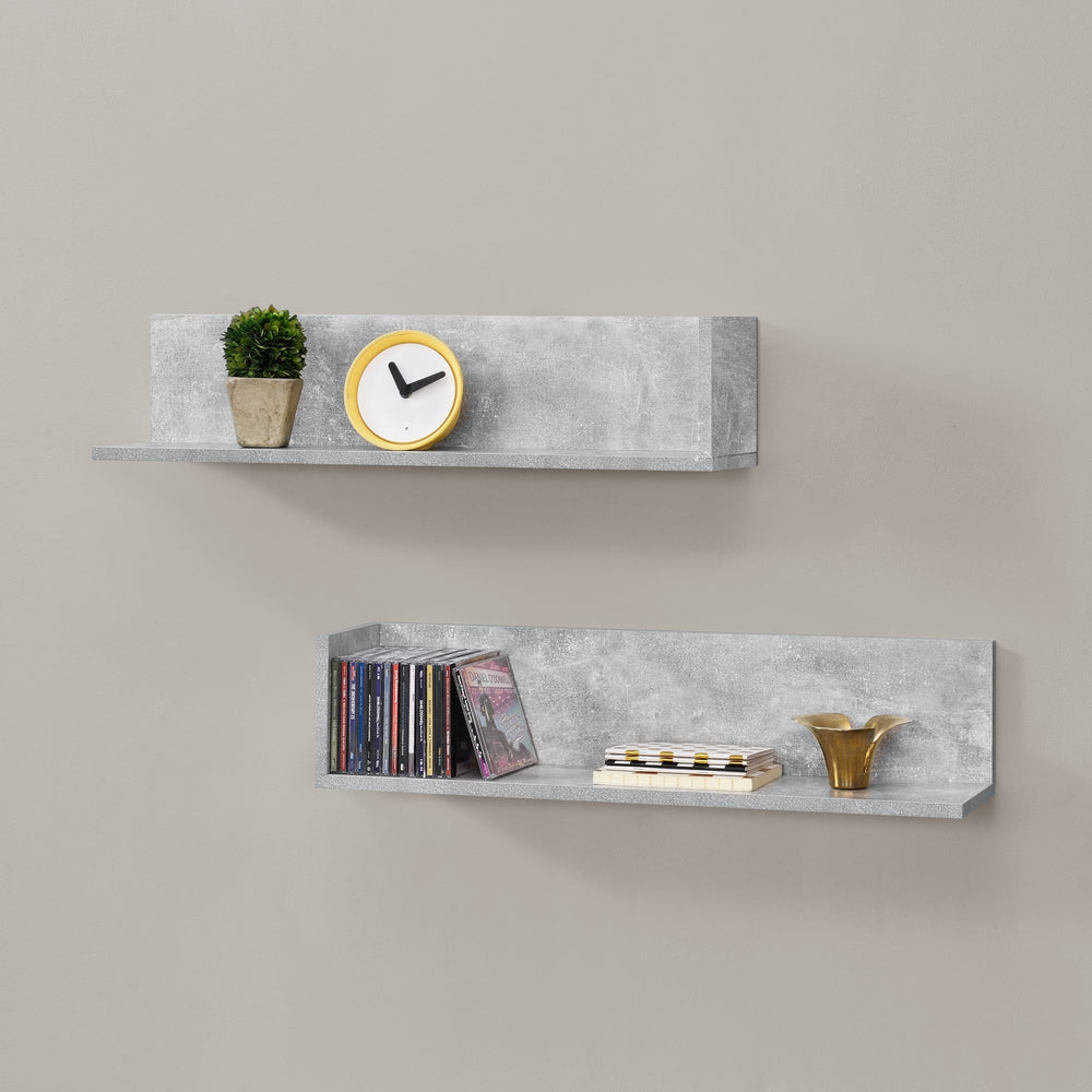 Wandrek Elverum 75 x 16,5 x 16,5 cm 2-delig Set div. kleuren en.casa - premiumXL