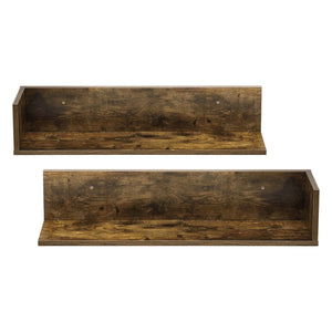 Wandplank Elverum set van 2 75x16,5x16,5 cm - 3 varianten