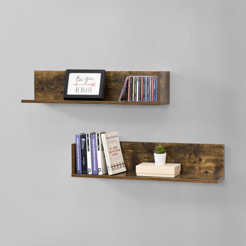 Wandplank Elverum set van 2 75x16,5x16,5 cm - 3 varianten