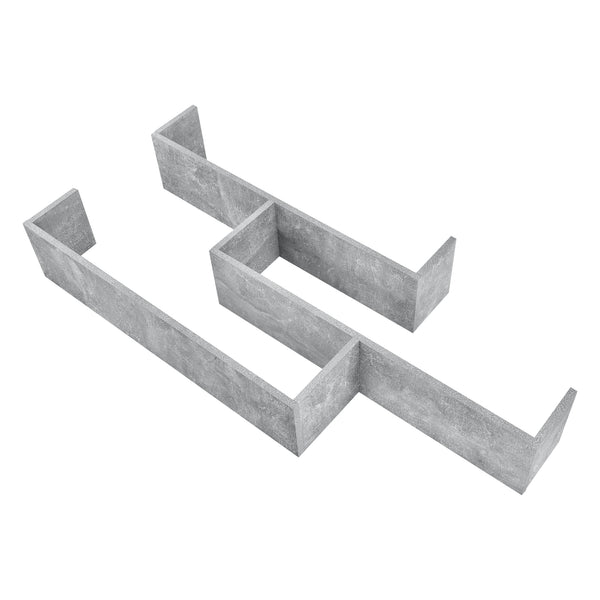 Wandrek Grimstad met 3 planken 119x18x55 cm - 3 varianten