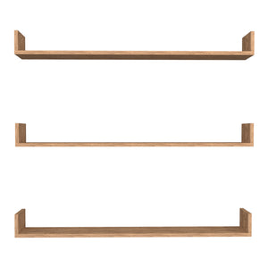 [en.casa] Wandplank set van 3 Höganäs - 8 varianten