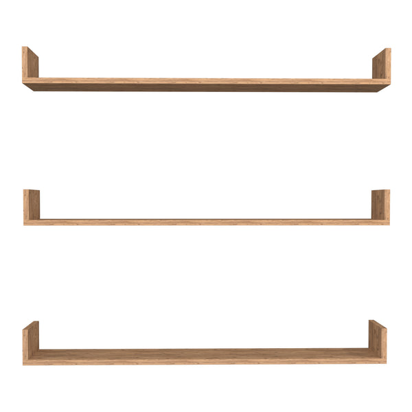 [en.casa] Wandplank set van 3 Höganäs - 8 varianten