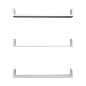 [en.casa] Wandplank set van 3 Höganäs - 8 varianten