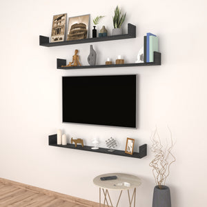 [en.casa] Wandplank set van 3 Höganäs - 8 varianten