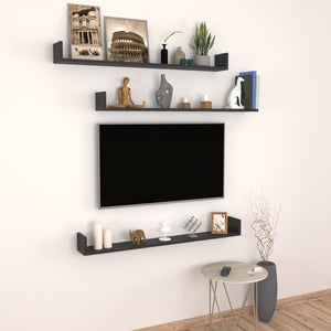 [en.casa] Wandplank set van 3 Höganäs - 8 varianten