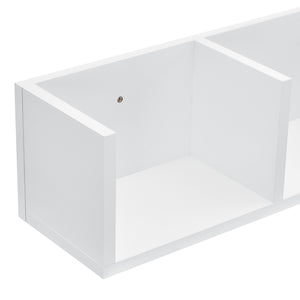 Wandrek wandplank Isua met 3 vakken 75x17x17 cm - 3 varianten