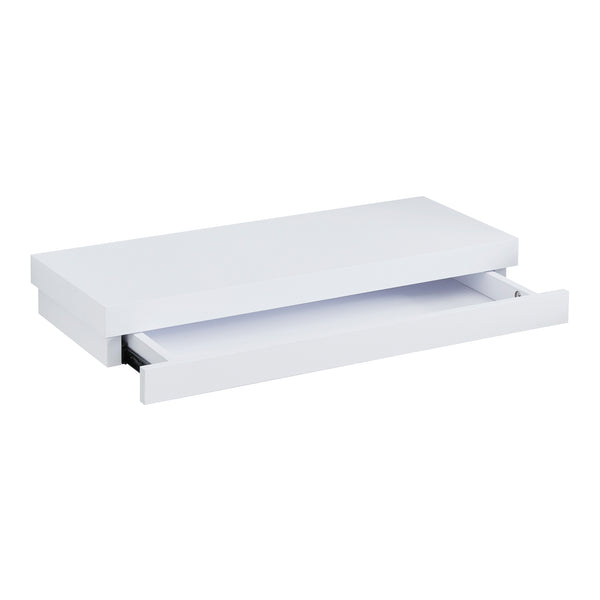 [en.casa] Wandplank Karkkila met lade 60x23,5x8 cm - 2 varianten