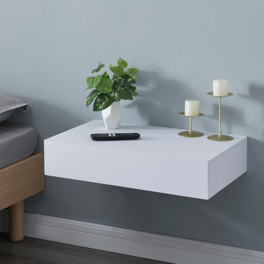 Wandplank Kärsämäki met lade [en.casa] - premiumXL