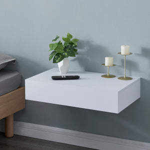 [en.casa] Wandplank Kärsämäki met lade 60x35x12 cm - 2 varianten