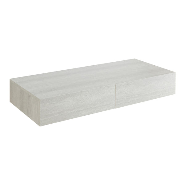 [en.casa] Wandplank Karstula met 2 lades 80x35x12 cm - 2 varianten