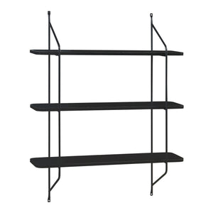 Wandrek Østfold met 3 planken 100x80x21 cm [en.casa]