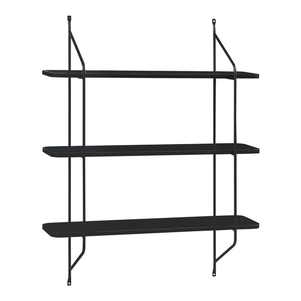 Wandrek Østfold met 3 planken 100x80x21 cm [en.casa]