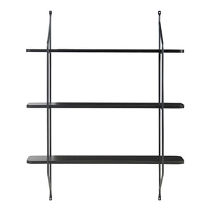 Wandrek Østfold met 3 planken 100x80x21 cm [en.casa]