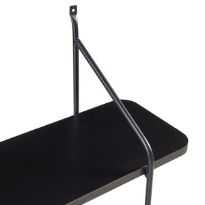 Wandrek Østfold met 3 planken 100x80x21 cm [en.casa]