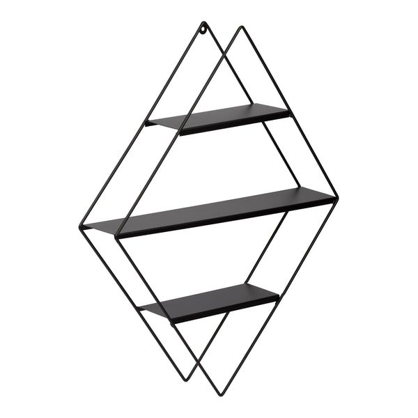 [en.casa] Wandrek Polvijärvi met 3 planken zwart - 2 varianten