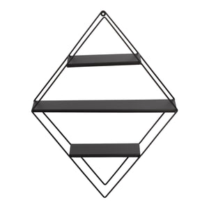 [en.casa] Wandrek Polvijärvi met 3 planken zwart - 2 varianten