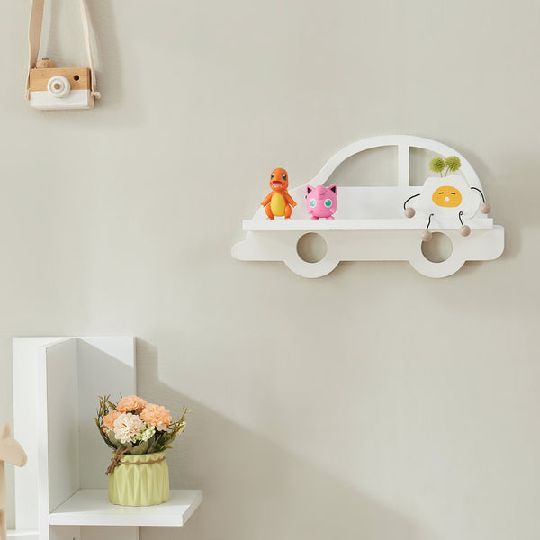 [en.casa] Wandplank voor kinderen Skanderborg wit - 8 varianten
