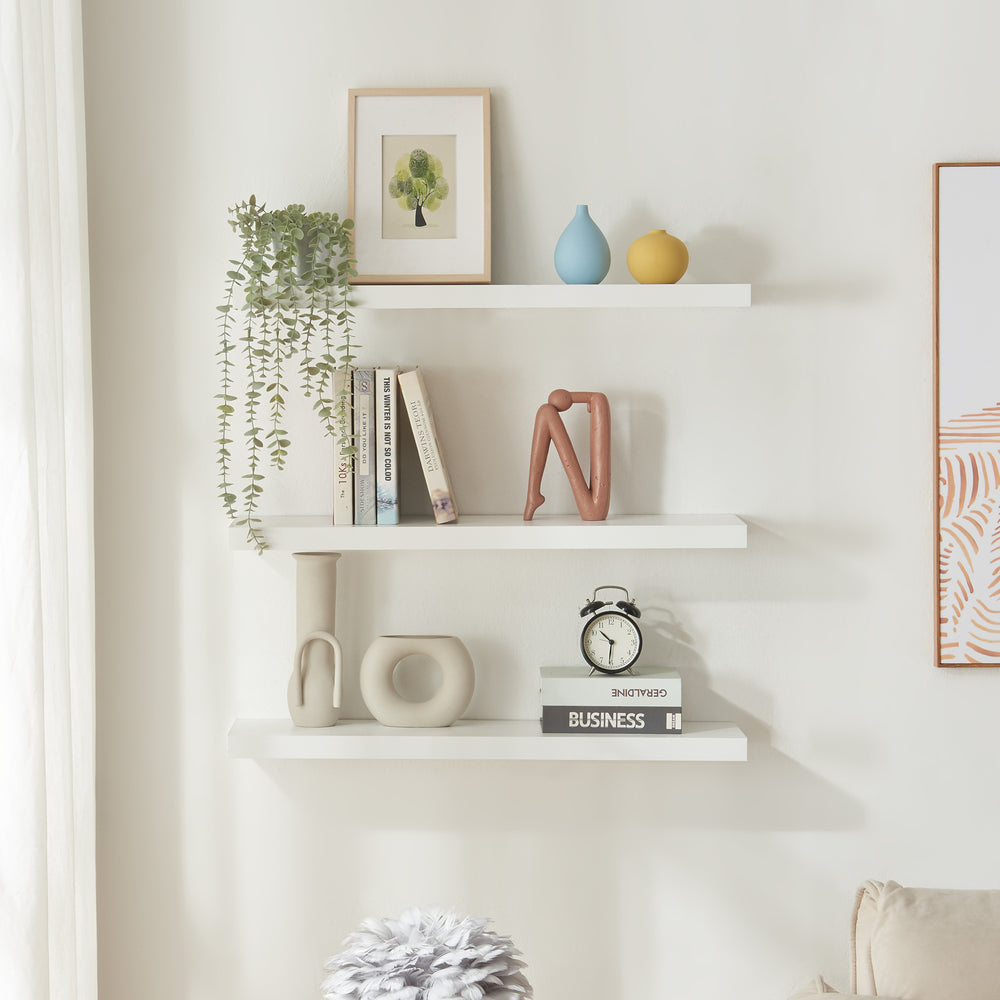 Wandplank Stranda set van 2 of 3 [en.casa]