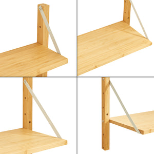 Wandrek Tingvoll bamboe naturel [en.casa]