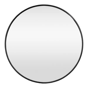 [en.casa] Spiegel Ordona hangend rond zwart mat - 3 varianten