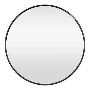 [en.casa] Spiegel Ordona hangend rond zwart mat - 3 varianten