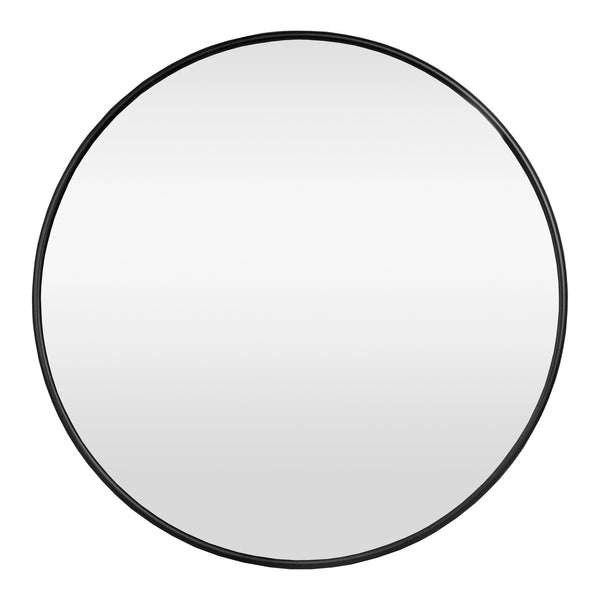 [en.casa] Spiegel Ordona hangend rond zwart mat - 3 varianten