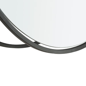 [en.casa] Spiegel Sunne hangend zwart - 2 varianten