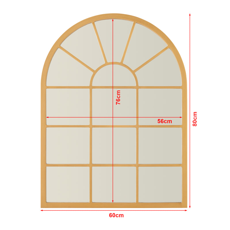 Maatschets [en.casa] Spiegel Villalago hangend 80x60 cm - 2 varianten