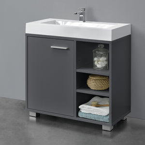 Wastafelonderkast badkamermeubel 55,6x60x31 cm - verschillende kleuren