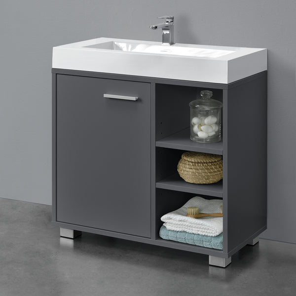 Wastafelonderkast badkamermeubel 55,6x60x31 cm - verschillende kleuren