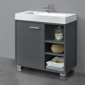 Wastafelonderkast badkamermeubel 55,6x60x31 cm - verschillende kleuren