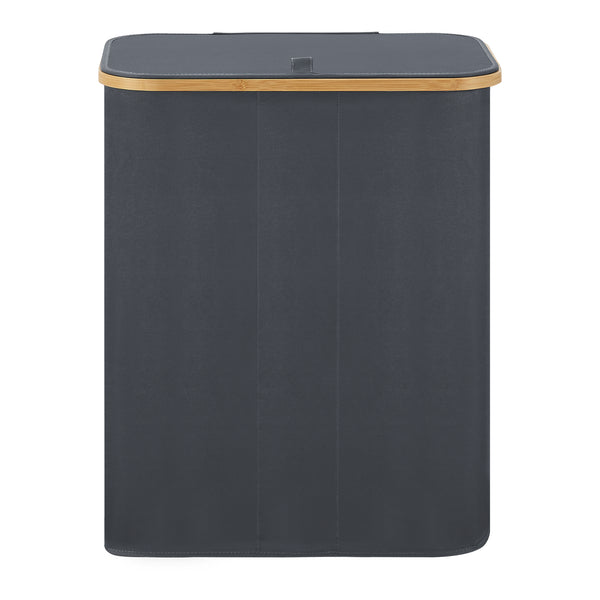 [en.casa] Wasmand Rusko met 3 waszakken 69x57x37 cm - 2 varianten