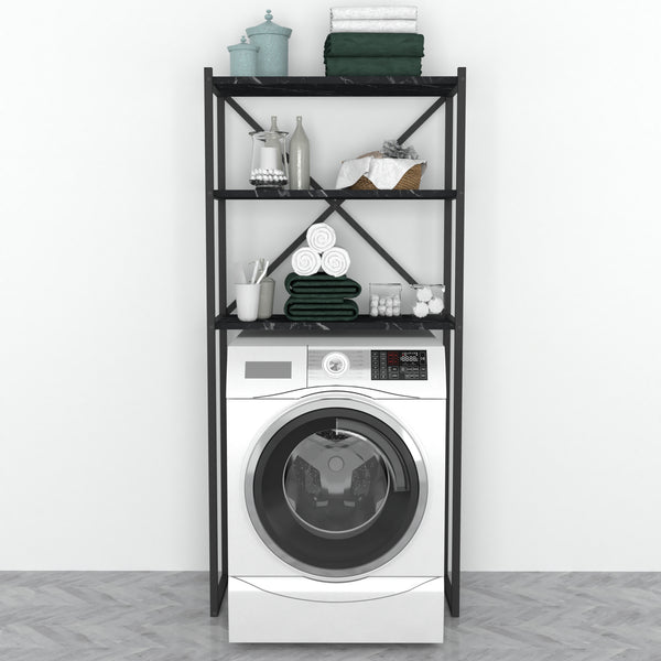 [en.casa] Ombouwkast Askersund voor wasmachine 160x66x34 cm - 2 varianten