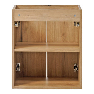 Wastafelonderkast Newport met wastafel eikenkleurig en wit [en.casa]