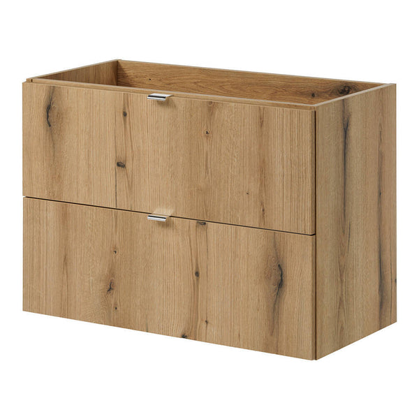 Badkamermeubelset Newport 2-delig wastafelonderkast met wastafel [en.casa]