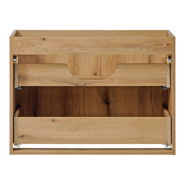 Badkamermeubelset Newport 2-delig wastafelonderkast met wastafel [en.casa]