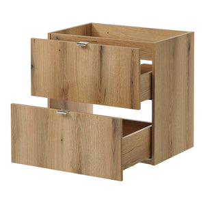 Wastafelonderkast Newport met 2 lades en wastafel 71x60x40 cm [en.casa]